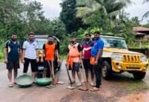 ಅಕ್ಕೋಜಿಪಾಲ್- ಚೊಕ್ಕಾಡಿ ರಸ್ತೆ ಗುಂಡಿ ಮುಚ್ಚುವ ಕಾರ್ಯ