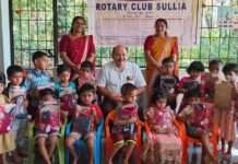 ಐವರ್ನಾಡು : ಪರ್ಲಿಕಜೆ ಅಂಗನವಾಡಿ ಮಕ್ಕಳಿಗೆ ರೋಟರಿ ಕ್ಲಬ್ ಸುಳ್ಯ ವತಿಯಿಂದ ಸಮವಸ್ತ್ರ ವಿತರಣೆ