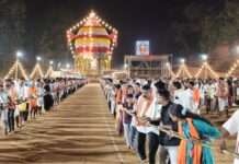 ಬಳ್ಪ ಶ್ರೀ ತ್ರಿಶೂಲಿನೀ ದುರ್ಗಾಪರಮೇಶ್ವರಿ ದೇವಸ್ಥಾನದಲ್ಲಿ ಜಾತ್ರಾ ಮಹೋತ್ಸವ – ಬ್ರಹ್ಮ ರಥೋತ್ಸವ