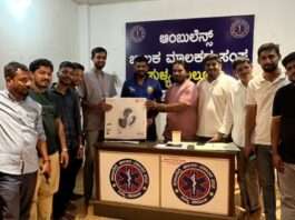 ACMSS ಸಂಘದ ಕಚೇರಿಗೆ ಫ್ಯಾನ್ ಕೊಡುಗೆ