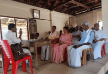 ಎಣ್ಮೂರು ಗರಡಿಯಲ್ಲಿ ಬಿರ್ಮರ ಮಾಡ, ಕಾಜುಕುಜುಂಬ, ದೈವಸ್ಥಾನ ಅಭಿವೃದ್ಧಿ ಕುರಿತು ಅಷ್ಟಮಂಗಳ ಪ್ರಶ್ನಾ ಚಿಂತನೆ