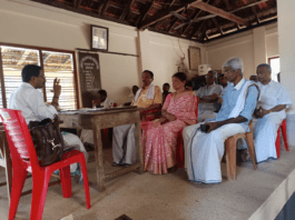 ಎಣ್ಮೂರು ಗರಡಿಯಲ್ಲಿ ಬಿರ್ಮರ ಮಾಡ, ಕಾಜುಕುಜುಂಬ, ದೈವಸ್ಥಾನ ಅಭಿವೃದ್ಧಿ ಕುರಿತು ಅಷ್ಟಮಂಗಳ ಪ್ರಶ್ನಾ ಚಿಂತನೆ