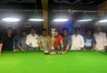 ಕುರಂಜಿಭಾಗ್ ಪಾಟ್ ಶಾಟ್ ನಲ್ಲಿ ಸ್ನೂಕರ್ ಚಾಂಪಿಯನ್ ಶಿಪ್